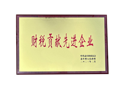 財稅貢獻先進企業(yè)