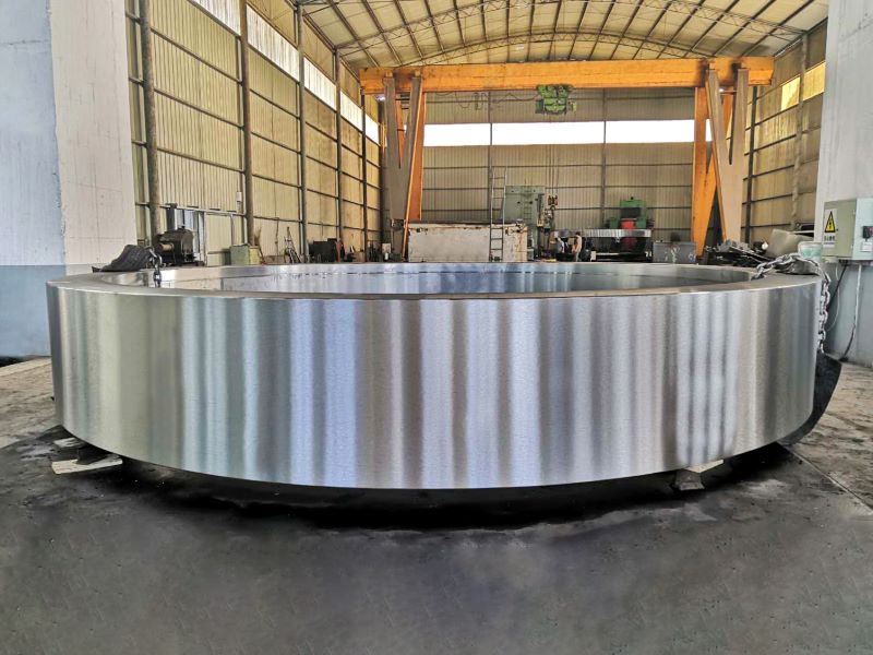 直擊鑄鋼件加工廠家-騰飛鑄鋼磨機(jī)輪帶發(fā)貨現(xiàn)場(chǎng)！